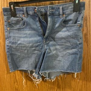 American Eagle AEO Size 12 Super Hi-Rise Shortie Super Stretch